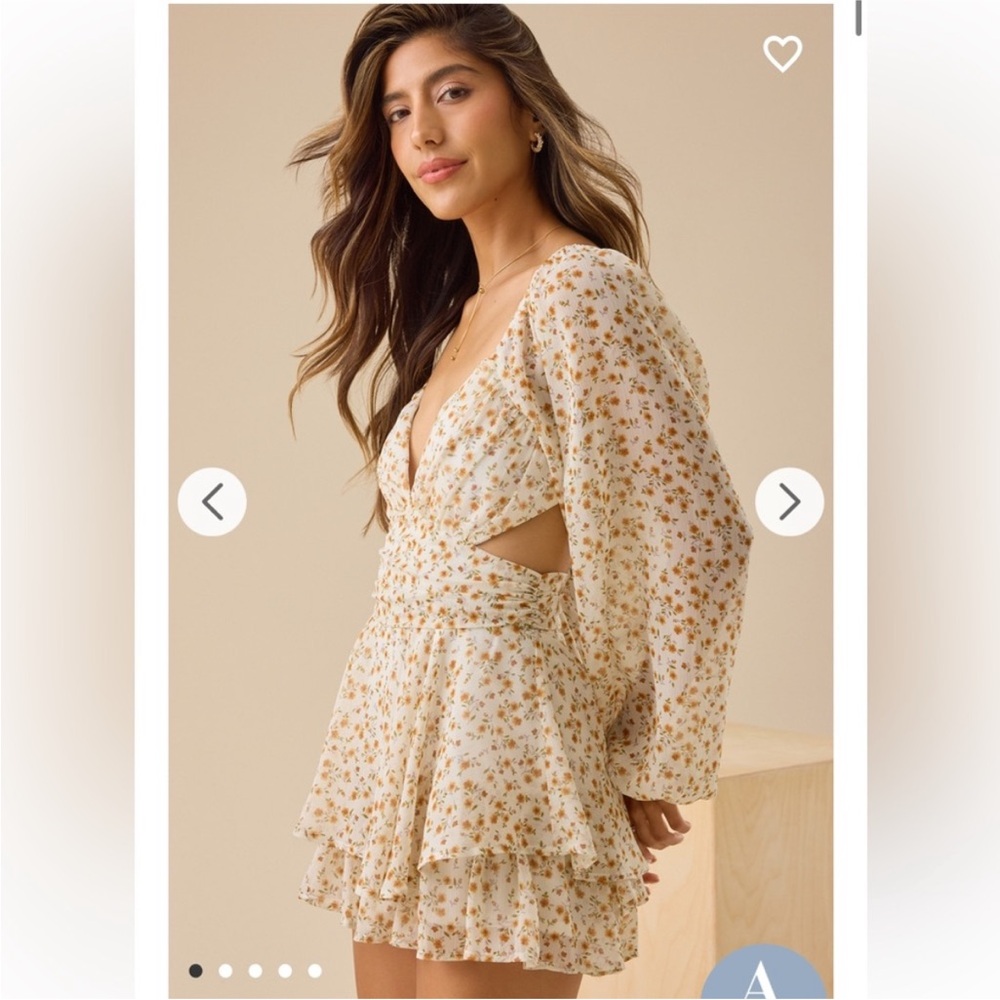 Floral Open-Back Dress - Picture 4 of 4
